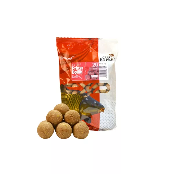 Carp Expert Smart Prime Boilie Česnek 20mm Krmná boilie 800gr