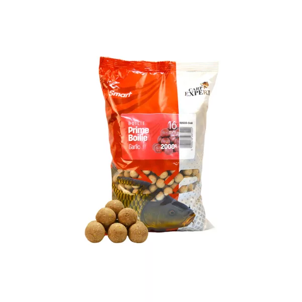 Carp Expert Smart Prime Boilie Česnek 16mm Krmná Bojle 2kg