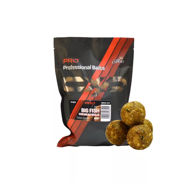 Carp Expert Pro Big Fish Prémiová Bojle Tutti-Frutti 24mm Krmná Bojle 800gr
