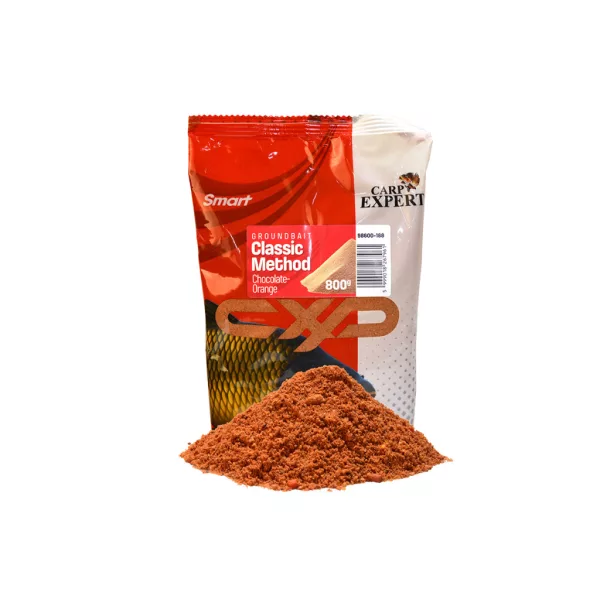 Carp Expert Smart Groundbait Classic Method Čokoláda-Pomeranč Krmivo 800gr