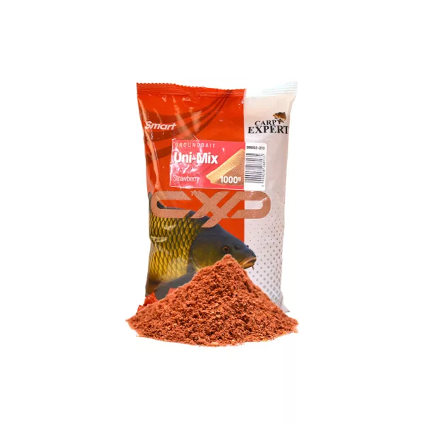 Carp Expert Smart Groundbait Uni-Mix Jahoda Krmná směs 1kg