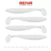 Reiva Candát Power Shad 10cm 7,05gr 4ks/balení (Bílá) Plastová nástraha