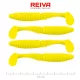 Reiva Candát Power Shad 10cm 7,05gr 4ks/balení (Citrónově žlutá) Plastová nástraha