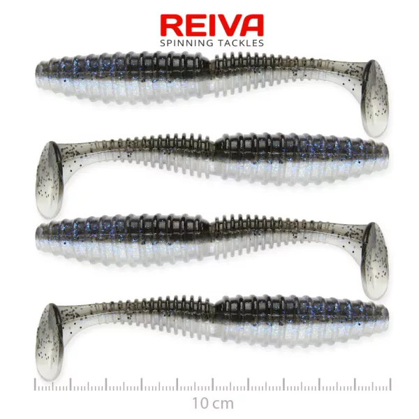 Reiva Zander Power Shad Magic Fish 10cm Plastová nástraha 4ks
