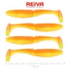 Reiva Zander Power Shad Shiny Orange 10cm Plastová nástraha 4ks