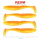 Reiva Zander Power Shad Shiny Orange 10cm Plastová nástraha 4ks