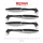 Reiva Candát Power Shad 10cm 7,05gr 4ks/balení (Černá stříbrná) Plastová nástraha