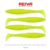 Reiva Candát Power Shad 10cm 7,05gr 4ks/balení (Fluo zelená) Plastová nástraha