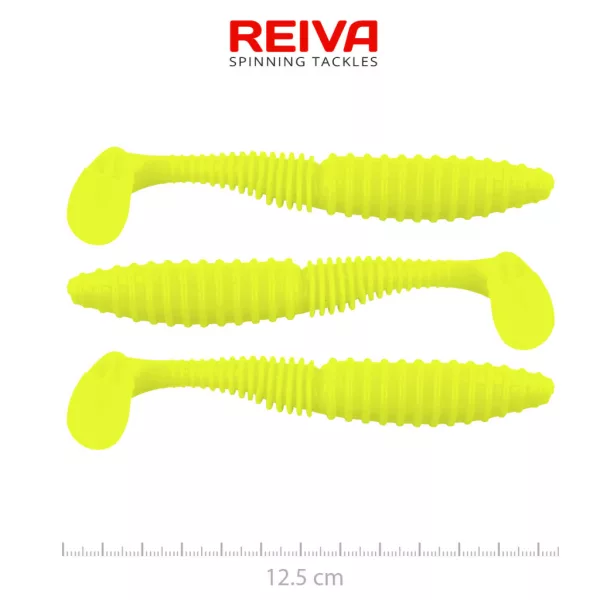 Reiva Zander Power Shad Lemonade 12,5cm Plastová nástraha 3ks