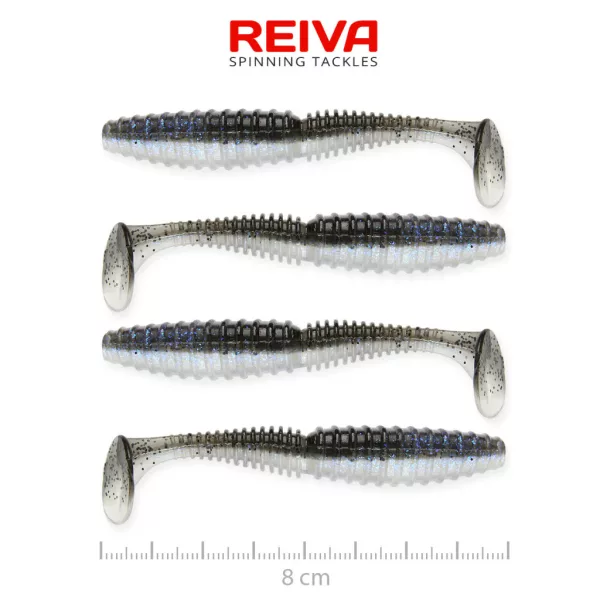 Reiva Zander Power Shad Magic Fish 8cm Plastová nástraha 4ks