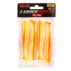 Reiva Zander Power Shad Lesklá Oranžová 8cm Plastová Návnada 4ks