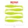 Reiva Candát Power Shad 8cm 3,18gr 5ks/balení (Fluo zelená) Plastová nástraha