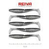 Reiva Candát Power Shad 8cm 3,18gr 5ks/balení (Stříbrná třpytka) Plastová nástraha