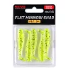 Reiva Flat Minnow Shad Poppy Green 5cm 1,3gr Plastová nástraha 5ks