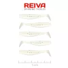 Reiva Flat Minnow Shad Pearl White 5cm 1,3gr Plastová nástraha 5ks