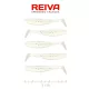 Reiva Flat Minnow Shad Pearl White 5cm 1,3gr Plastová nástraha 5ks