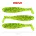 Reiva Flat Minnow shad 12,5cm 3ks/bal. (Zelená Třpytka) Plastová nástraha