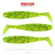 Reiva Flat Minnow shad 12,5cm 3ks/bal. (Zelená Třpytka) Plastová nástraha