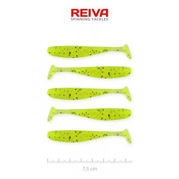 Reiva Flash Shad 7,5cm 2,26gr 5ks/bal. Plastová nástraha