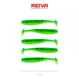 Reiva Flash Shad 7,5cm 2,26gr 5ks/bal. Plastová nástraha