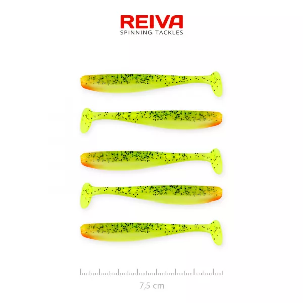Reiva Flash Shad 7,5cm 2,26gr 5ks/bal. Plastová nástraha