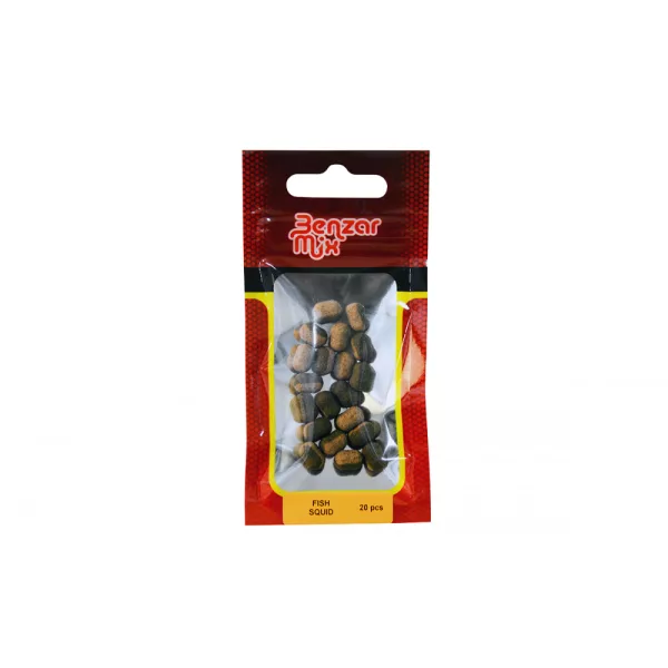 Benzar Mix Instant Wafter Dumbell 8mm Hnědá-Světle hnědá Ryba-Sépie