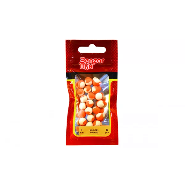 Benzár Mix Instant Bicolor Method Mušle-Česnek 8mm Pop Up 20ks