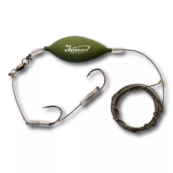 Climax Cult Catfish Rig Gudgeon Rig 180cm 80kg 5/0 Montáž pro lov sumců