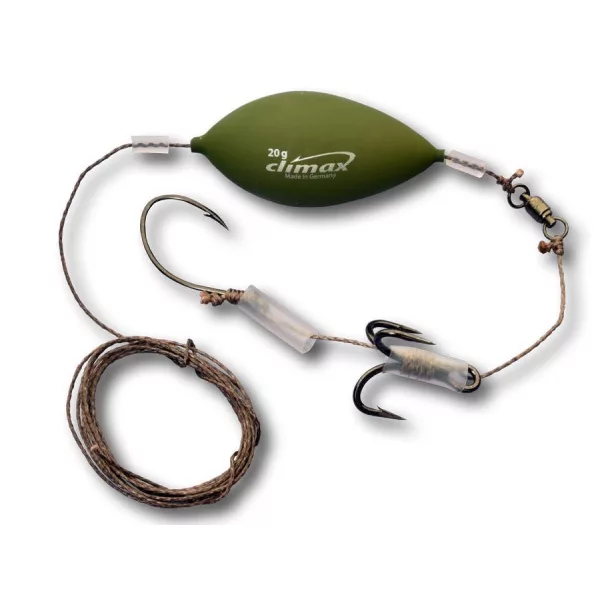 Climax Cult Catfish Rig Worm 180cm 80kg 7/0 2/0 Sumcový návazec