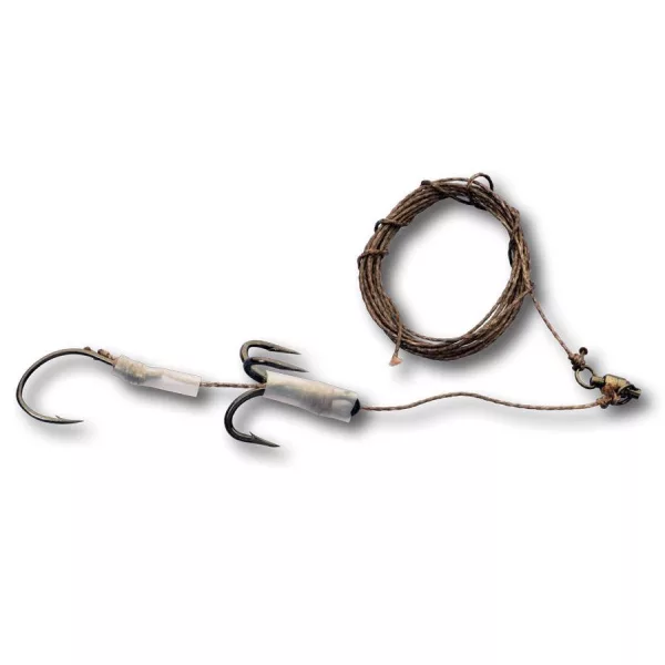 Climax Cult Catfish Rig Worm 180cm 80kg 5/0 2/0 Montáž na sumce