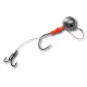 Climax Cult Catfish Rig Jig Fireball 90gr Kotva 2/0 Červená Montáž na sumce