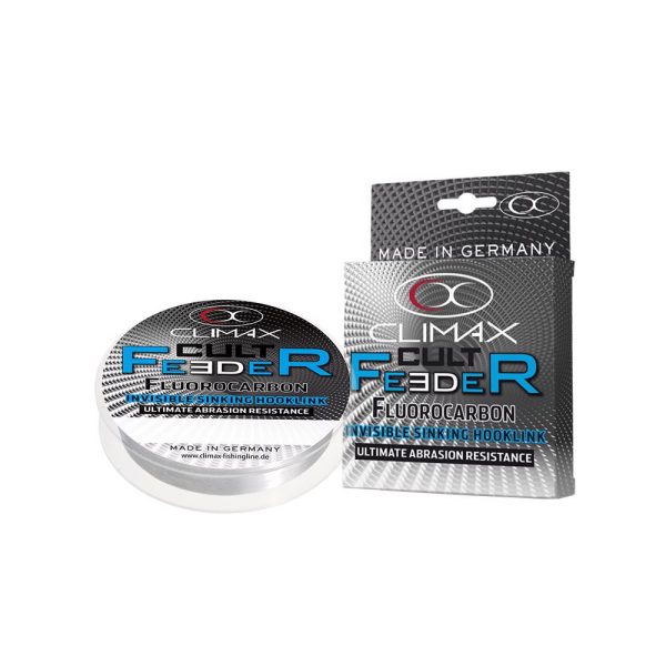 Climax Cult Feeder Fluorocarbon Invisibile Hooklink 25m 0,28mm Fluorocarbonová návazcová šňůra