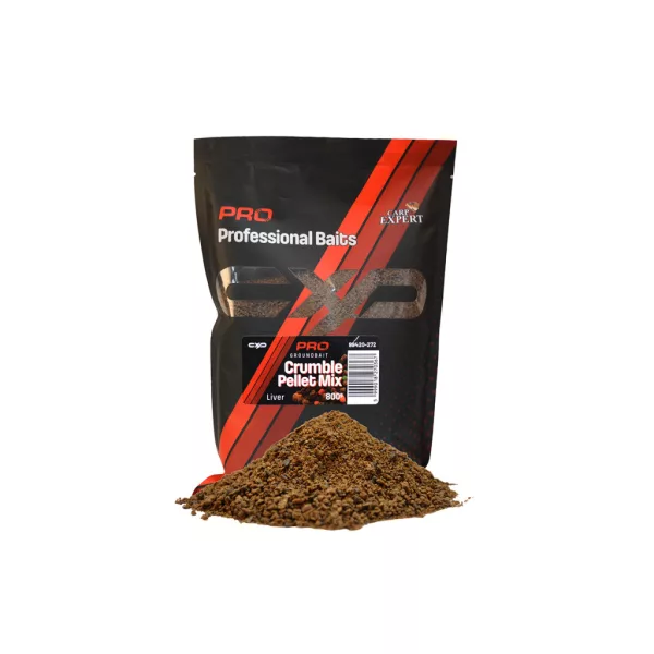 Carp Expert Pro Drcená směs pelet Játra 800gr