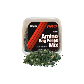   Carp Expert Pro Amino Bag Fluo Zelený Betain Pellet Mix 500gr
