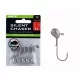 BKK Silent Chaser Microjig - Punch LRF 4#, 1.8g, 5ks/balení Jigová hlava
