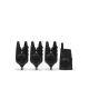 Avid VTX+ 3+1 Bite Alarm Set Elektronická Sada Indikátorů Záběru