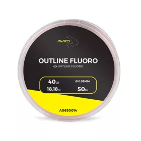Avid Outline Fluoro 0,55mm Návazcový vlasec 50m