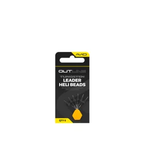 Avid Outline Tungsten Leader Heli Beads Gumové korálky 6ks