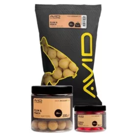 Avid Švestka-Broskev 20mm Krmné Boilies 1kg