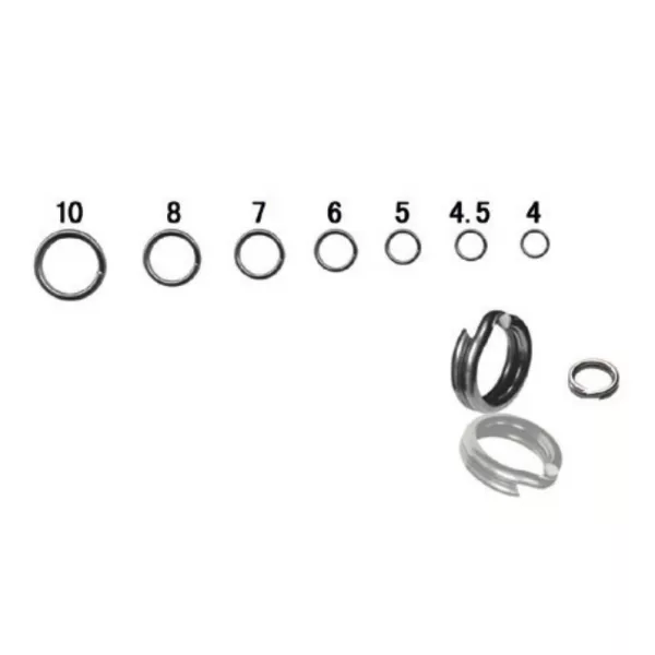 Sakura Split Ring 5 Kg - # 4,5 X 10 upevňovací kroužek