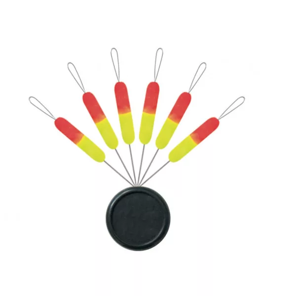 SERT - XT- BLISTER FLOAT STICK N°2 X 6 (FLUO ORANGE/YEL.) - Zarážka