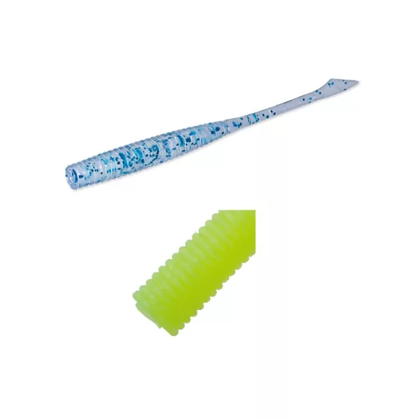 Major Craft Aji-Do Zanby 6,3cm #003 Glow Chart Plastová Nástraha 8ks