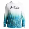 Adventer Fishing Tričko s kapucí odolné proti UV záření Bluefin Trevally XL