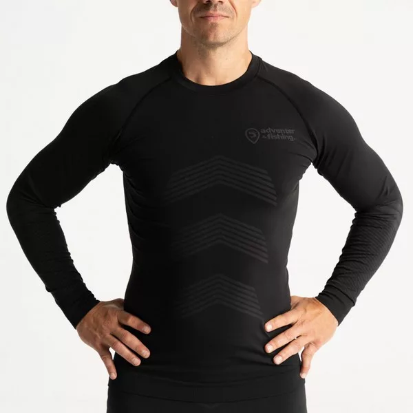 Adventer Fishing Undershirt Steel-Black Horní termoprádlo M-L