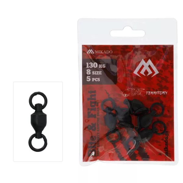 Mikado Intro Cat 7 Matně černý ložiskový obratlík 5ks