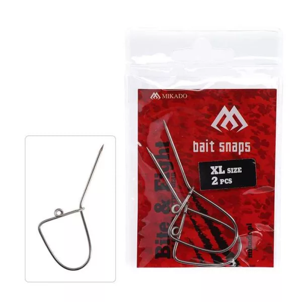 Mikado Cat Territory Live Bait Snap XL Klip na nástrahy 2ks