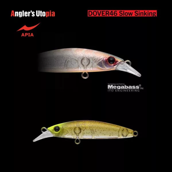 Apia Dover 46 Pomalu Potápivý 46mm 2,3gr 08 Champagne Clear Wobler
