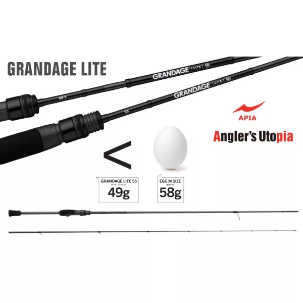 Apia Grandage Lite 62 1,88m 0,1-3gr 2dílný přívlačový prut