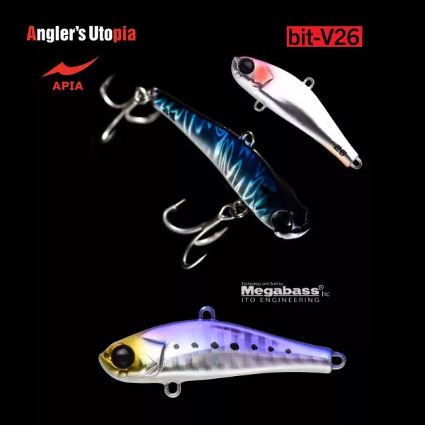 Apia Bit-V26 55mm 26gr 18 Iwashi Glow Berry Wobbler