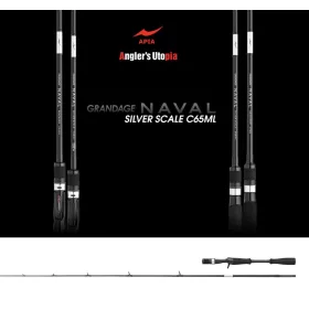   Apia Grandage Naval Silver Scale C65ML Cast 1,96m 7-25gr 2dílný přívlačový prut